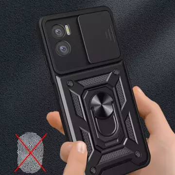 Etui Camshield Pro für Motorola Moto E22 / E22i Schwarz