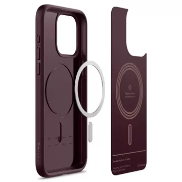 Etui Caseology Parallax Mag MagSafe für Apple iPhone 15 Pro Max Burgundy