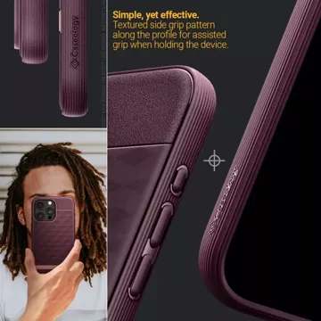 Etui Caseology Parallax Mag MagSafe für Apple iPhone 15 Pro Max Burgundy