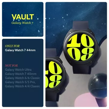 Etui Caseology Vault für Samsung Galaxy Watch 7 (44 mm) Mattschwarz