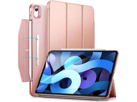 Etui ESR Ascend Trifold Pencil für Apple iPad Air 4 2020 / 5 2022 Rose Gold