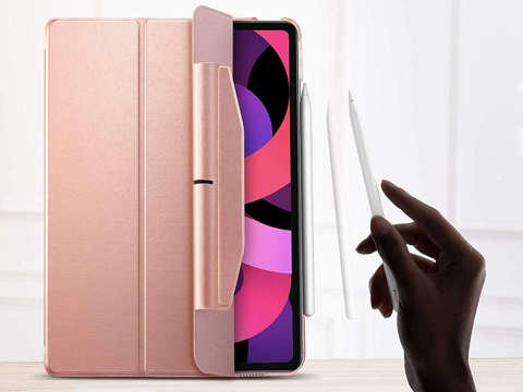 Etui ESR Ascend Trifold Pencil für Apple iPad Air 4 2020 / 5 2022 Rose Gold