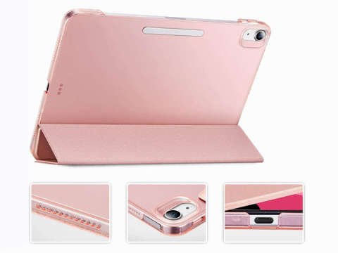 Etui ESR Ascend Trifold Pencil für Apple iPad Air 4 2020 / 5 2022 Rose Gold