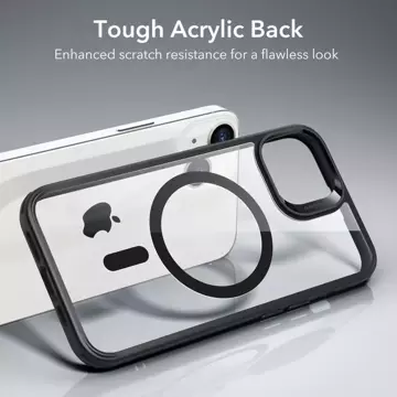 Etui ESR CH HaloLock MagSafe für Apple iPhone 14 Plus Klar/Schwarz