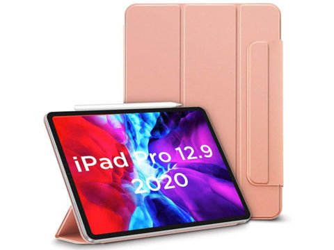 Etui ESR Rebound Magnetic für Apple iPad Pro 12.9 2020 Roségold