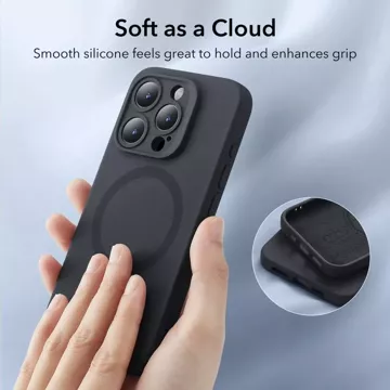 Etui Esr cloud halolock magsafe für iphone 15 pro max schwarz