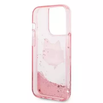 Etui Etui Karl Lagerfeld KLHCP14LLNCHCP für iPhone 14 Pro 6,1" Hardcase Glitter Choupette Head