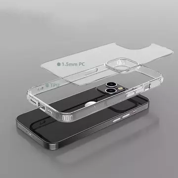 Etui Flexair Hybrid für Apple iPhone 14 Clear