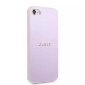 Etui Guess GUHCI8PSASBPU für Apple iPhone 7/8 SE 2020 / SE 2022 Hartschalenetui fioletowy/lila Saffiano Hot Stamp