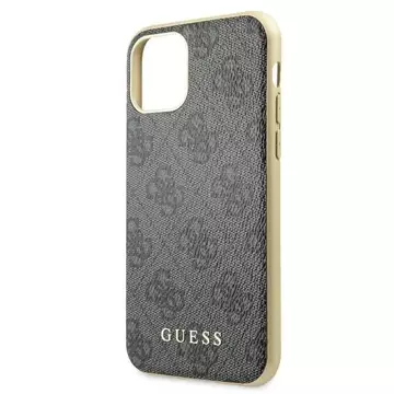 Etui Guess GUHCN61G4GG für Apple iPhone 11 6,1" / Xr szary/grey Hard Case 4G Collection