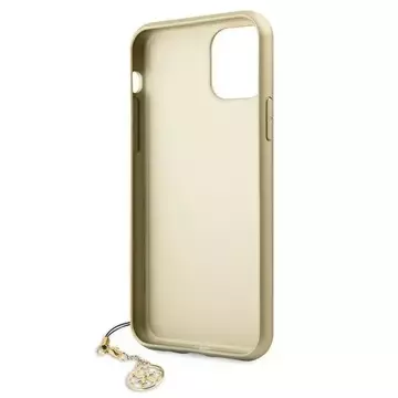 Etui Guess GUHCN61GF4GGR für Apple iPhone 11 6,1" / Xr grau/szary Hard Case 4G Charms Collection