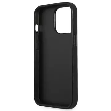 Etui Guess GUHCP13LPSATLK für Apple iPhone 13 Pro / 13 6,1" Czarny/Black Hardcase SaffianoTriangle Logo