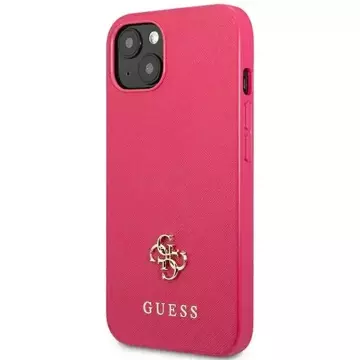 Etui Guess GUHCP13SPS4MF für iPhone 13 mini 5,4" Hardcase Saffiano 4G Small Metal Logo