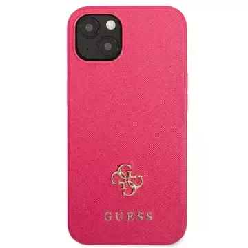 Etui Guess GUHCP13SPS4MF für iPhone 13 mini 5,4" Hardcase Saffiano 4G Small Metal Logo