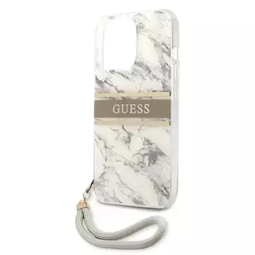 Etui Guess GUHCP13XKMABGR für iPhone 13 Pro Max 6,7" Hardcase Marble Strap Collection