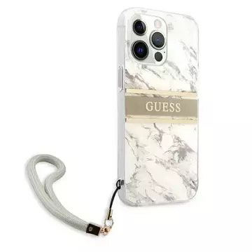 Etui Guess GUHCP13XKMABGR für iPhone 13 Pro Max 6,7" Hardcase Marble Strap Collection