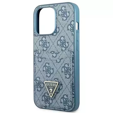 Etui Guess GUHCP13XP4TPB für iPhone 13 Pro Max 6,7" Hardcase 4G Triangle Logo Cardslot