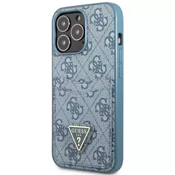 Etui Guess GUHCP13XP4TPB für iPhone 13 Pro Max 6,7" Hardcase 4G Triangle Logo Cardslot