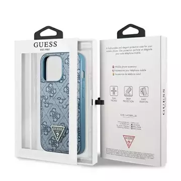 Etui Guess GUHCP13XP4TPB für iPhone 13 Pro Max 6,7" Hardcase 4G Triangle Logo Cardslot