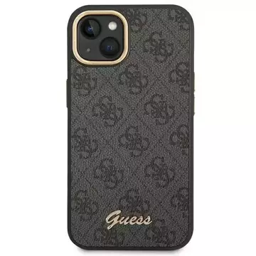 "Etui Guess GUHCP14MHG4SHK für Apple iPhone 14 Plus 6,7\" czarny/schwarz Hartschale 4G Vintage Gold Logo"