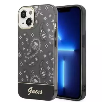 Etui Guess GUHCP14MHGBNHK für Apple iPhone 14 Plus 6,7" Czarny/Black Hardcase Bandana Paisley