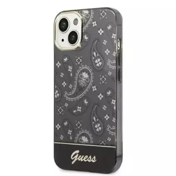 Etui Guess GUHCP14MHGBNHK für Apple iPhone 14 Plus 6,7" Czarny/Black Hardcase Bandana Paisley