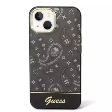 Etui Guess GUHCP14MHGBNHK für Apple iPhone 14 Plus 6,7" Czarny/Black Hardcase Bandana Paisley