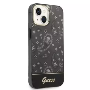 Etui Guess GUHCP14MHGBNHK für Apple iPhone 14 Plus 6,7" Czarny/Black Hardcase Bandana Paisley