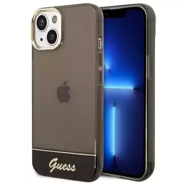 Etui Guess GUHCP14MHGCOK für Apple iPhone 14 Plus 6,7" Czarny/Black Hardcase Durchscheinend