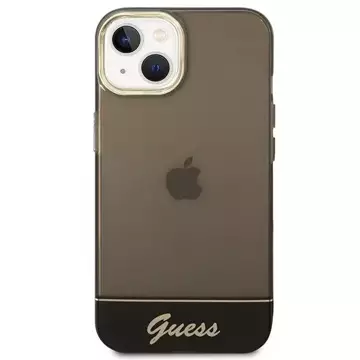 Etui Guess GUHCP14MHGCOK für Apple iPhone 14 Plus 6,7" Czarny/Black Hardcase Durchscheinend