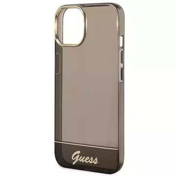 Etui Guess GUHCP14MHGCOK für Apple iPhone 14 Plus 6,7" Czarny/Black Hardcase Durchscheinend