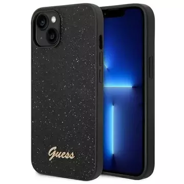 Etui Guess GUHCP14MHGGSHK für Apple iPhone 14 Plus 6,7" Czarny/Black Hard Case Glitter Script