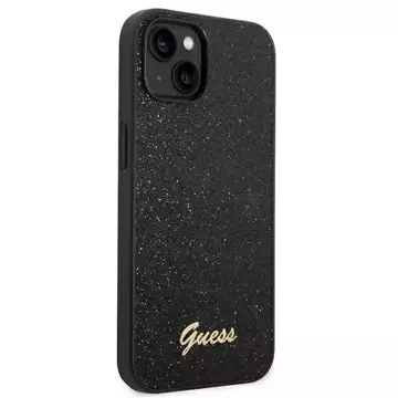 Etui Guess GUHCP14MHGGSHK für Apple iPhone 14 Plus 6,7" Czarny/Black Hard Case Glitter Script