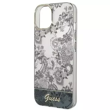 Etui Guess GUHCP14MHGPLHG für Apple iPhone 14 Plus 6,7" szary/grey Hardcase Porcelain Collection