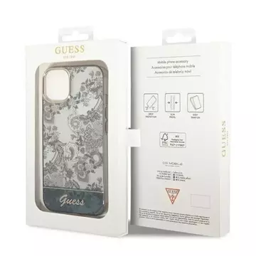 Etui Guess GUHCP14MHGPLHG für Apple iPhone 14 Plus 6,7" szary/grey Hardcase Porcelain Collection