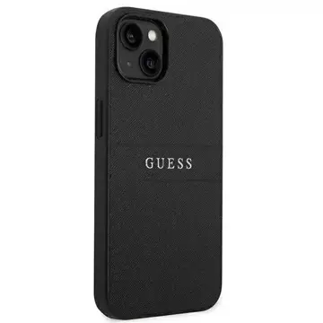 Etui Guess GUHCP14MPSASBBK für Apple iPhone 14 Plus 6,7" Czarny/Black Saffiano Strap