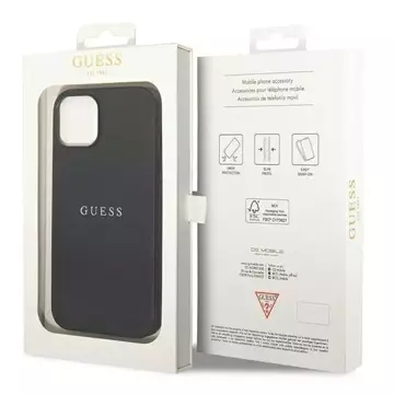 Etui Guess GUHCP14MPSASBBK für Apple iPhone 14 Plus 6,7" Czarny/Black Saffiano Strap