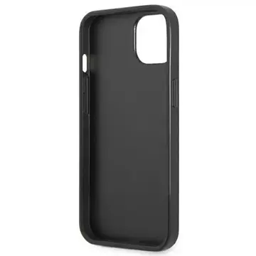 Etui Guess GUHCP14MPSATLK für Apple iPhone 14 Plus 6,7" Czarny/Black Hardcase SaffianoTriangle Logo