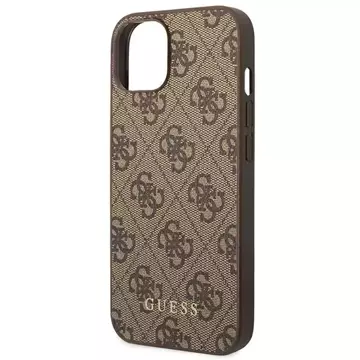 Etui Guess GUHCP14SG4GFBR für iPhone 14 6,1" Hartschale 4G Metal Gold Logo