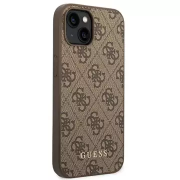 Etui Guess GUHCP14SG4GFBR für iPhone 14 6,1" Hartschale 4G Metal Gold Logo