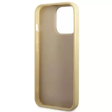 "Etui Guess GUHCP14XHGGSHD für Apple iPhone 14 Pro Max 6,7\" Złoty/Gold Hard Case Glitter Script"