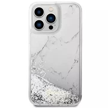 Etui Guess GUHCP14XLCSGSGH für iPhone 14 Pro Max 6,7" Hardcase Liquid Glitter Marble