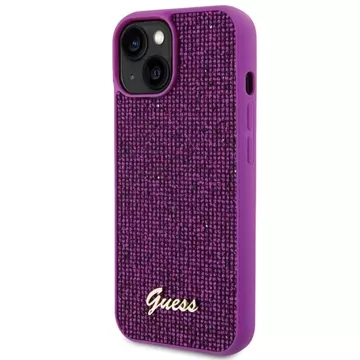 Etui Guess GUHCP15SPMSDGSF für iPhone 15 6,1" fuchsja/fuschia hardcase Disco Metal Script