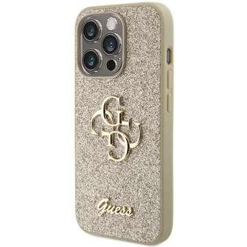 Etui Guess GUHCP15XHG4SGD für iPhone 15 Pro Max 6,7" złoty/gold hardcase Glitter Script Big 4G