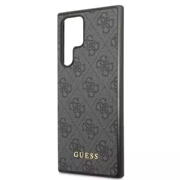 Etui Guess GUHCS22LG4GFGR für Galaxy S22 Ultra S908 Hartschale 4G Metal Gold Logo