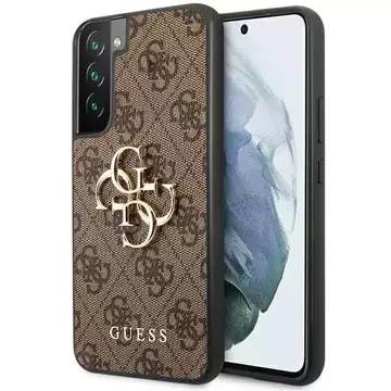 Etui Guess GUHCS23M4GMGBR für Samsung Galaxy S23 Plus S916 brązowy/brown hardcase 4G Big Metal Logo