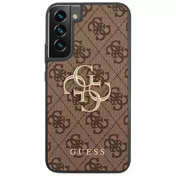 Etui Guess GUHCS23M4GMGBR für Samsung Galaxy S23 Plus S916 brązowy/brown hardcase 4G Big Metal Logo