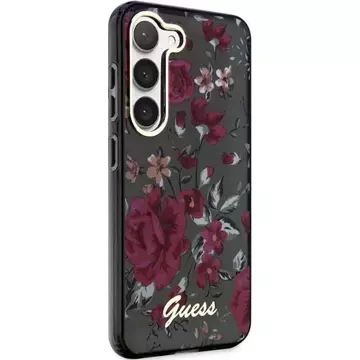 Etui Guess GUHCS23MHCFWSA für Samsung Galaxy S23 Plus S916 zielony/kaki Hardcase Flower Collection