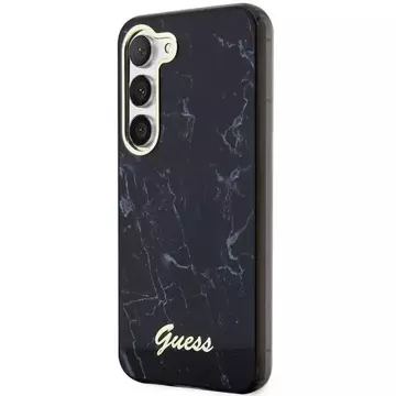 Etui Guess GUHCS23MPCUMAK für Samsung Galaxy S23 Plus S916 Czarny/Black Hardcase Marble