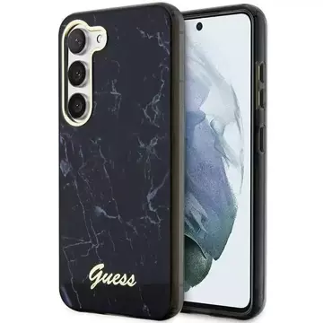 Etui Guess GUHCS23SPCUMAK für Samsung Galaxy S23 S911 Czarny/Black Hardcase Marble